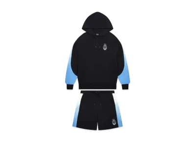 TRAPSTAR Arch Irongate Gradient Shorts Set "Black"