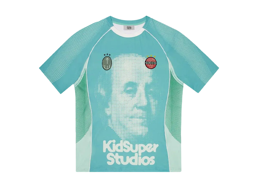 TRAPSTAR x Kidsuper Football Jersey "Teal"