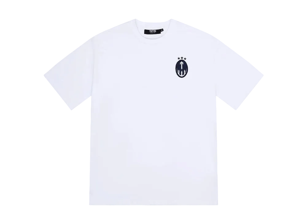 TRAPSTAR Irongate T Badge Tee "White/Blue"
