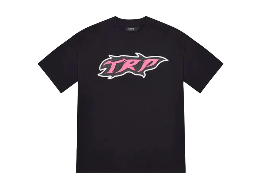 TRAPSTAR TRP Flame Short Set "Black/Pink"