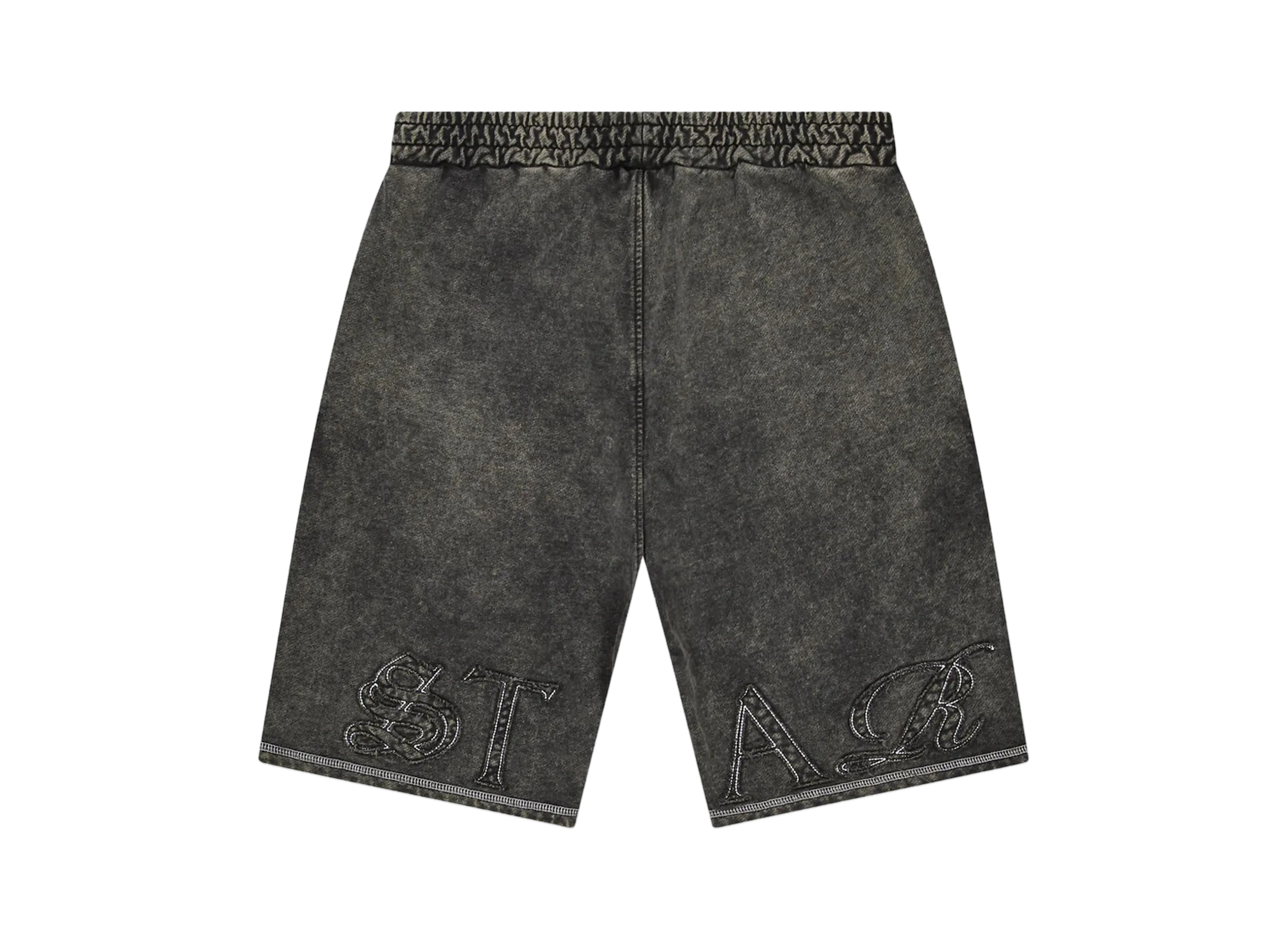 TRAPSTAR Patchwork Script T-Shirt Shorts Set "Grey"