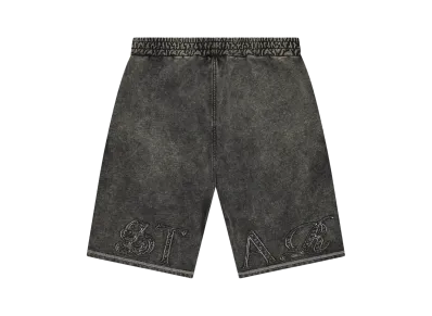 TRAPSTAR Patchwork Script T-Shirt Shorts Set "Grey"
