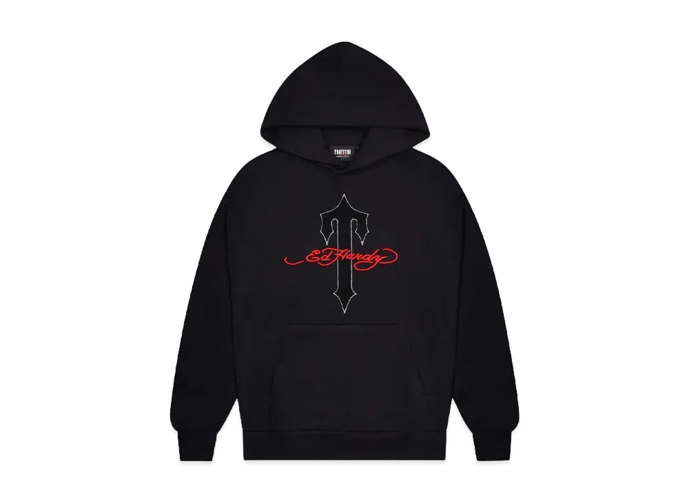 TRAPSTAR x Ed Hardy Hoodie "Black"