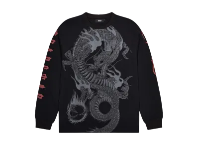 TRAPSTAR x Ed Hardy Waffle LS Top "Black"