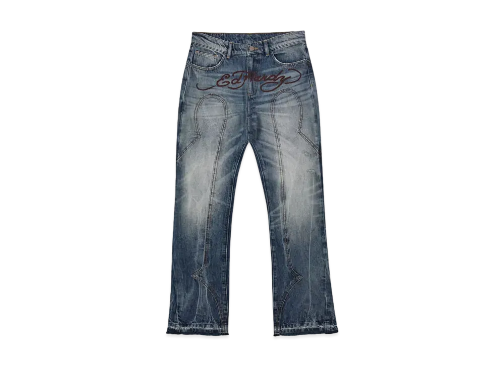 TRAPSTAR x Ed Hardy Denim Jeans "Blue"