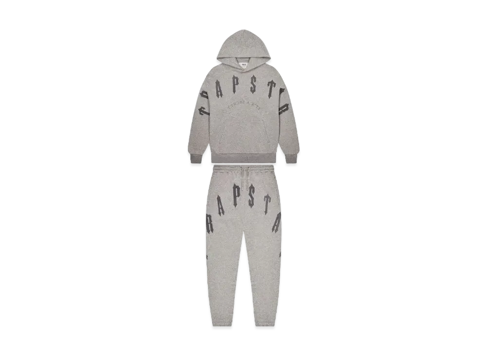 TRAPSTAR Irongate Arch Chenille 2.0 Tracksuit "Grey/Grey"