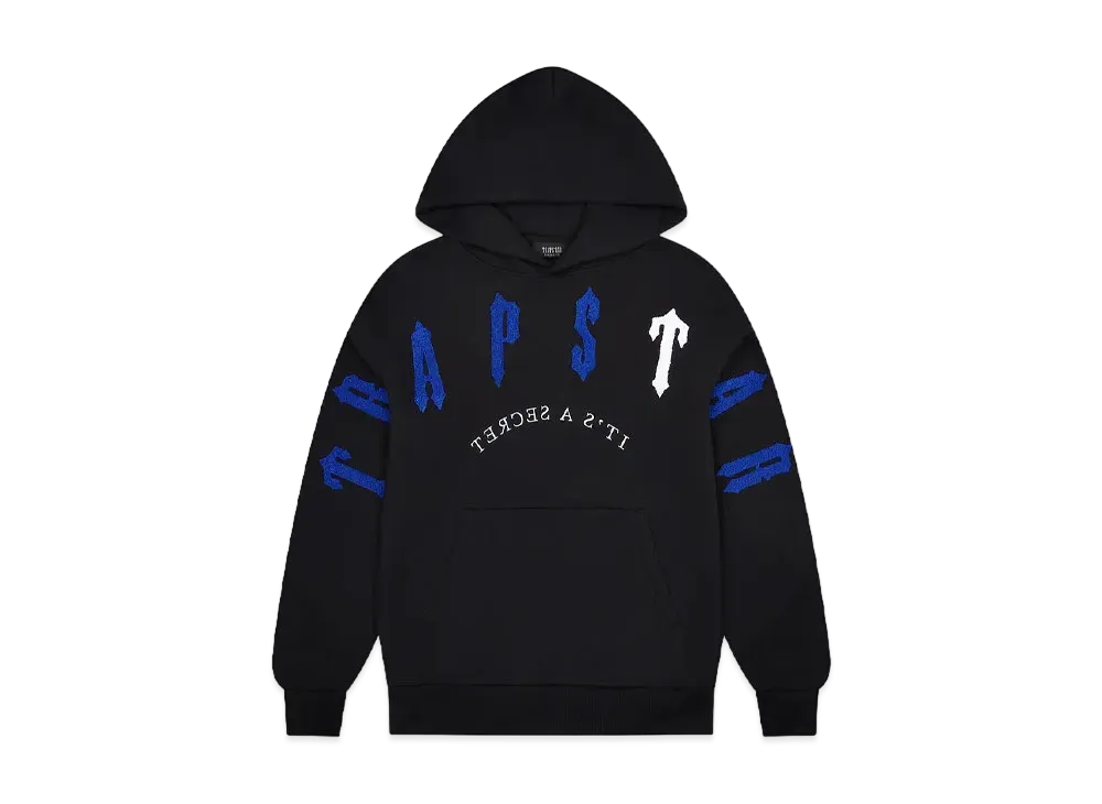 TRAPSTAR Irongate Arch Chenille 2.0 Tracksuit "Black/Blue/White"