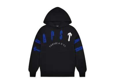TRAPSTAR Irongate Arch Chenille 2.0 Tracksuit "Black/Blue/White"