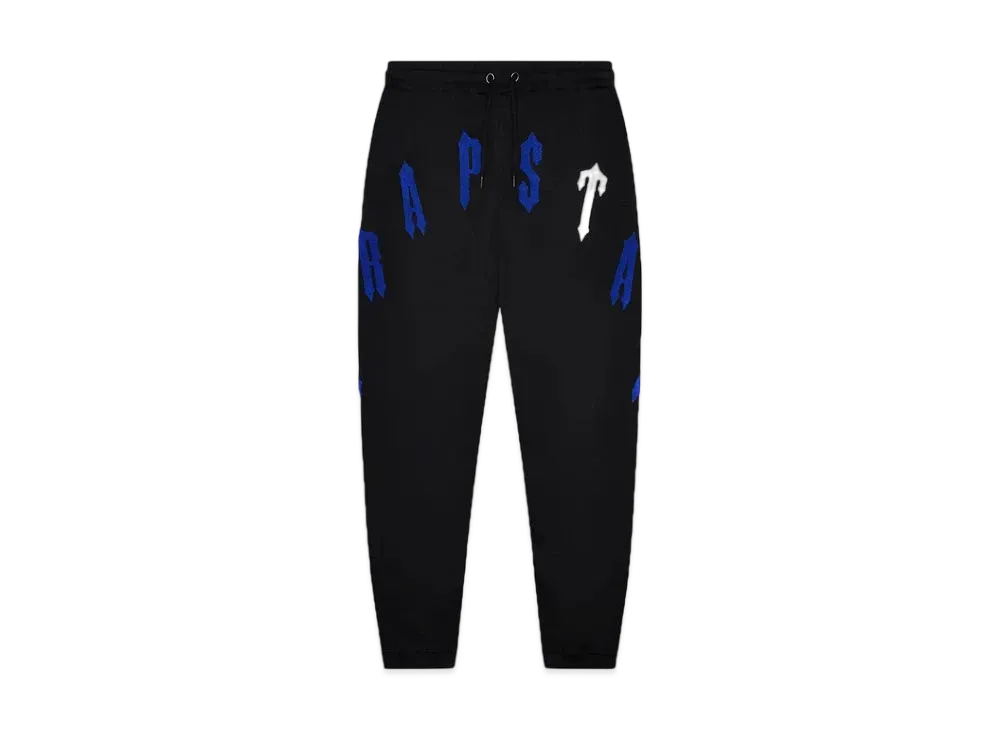TRAPSTAR Irongate Arch Chenille 2.0 Tracksuit "Black/Blue/White"