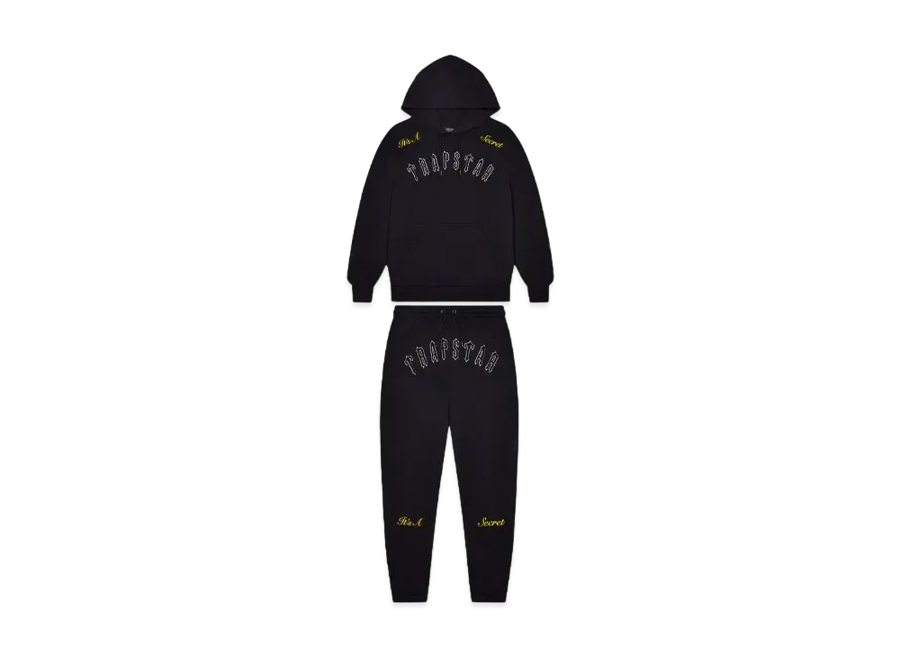 TRAPSTAR Pre Order: It's A Secret Hooded Tracksuit "Black"