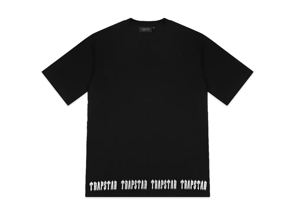 TRAPSTAR Irongate Baseline Tee "Black"