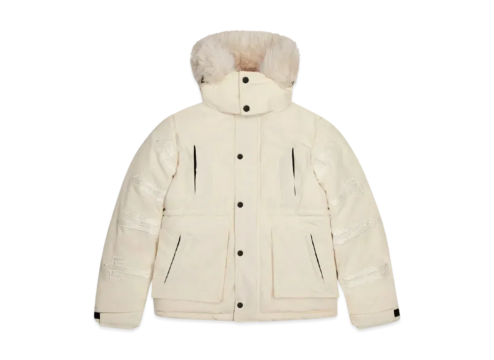 TRAPSTAR Hooded Irongate Parker "Off White"