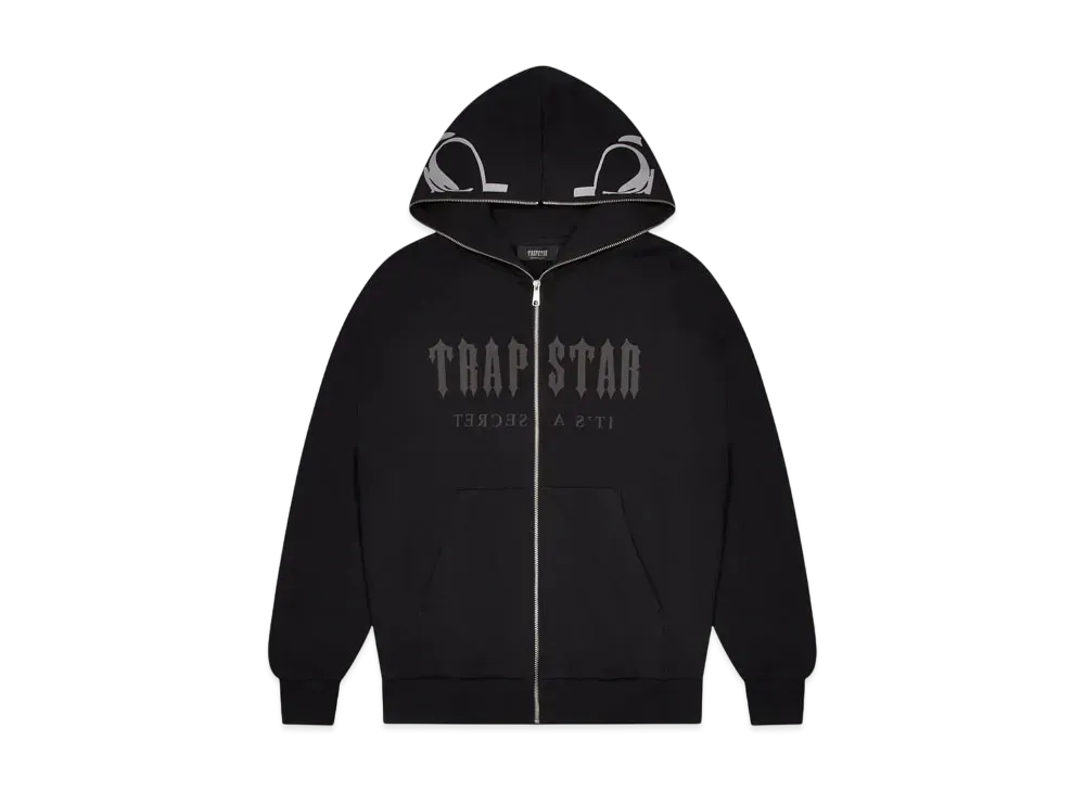 TRAPSTAR Decoded Skull Rider Hoodie "Black"