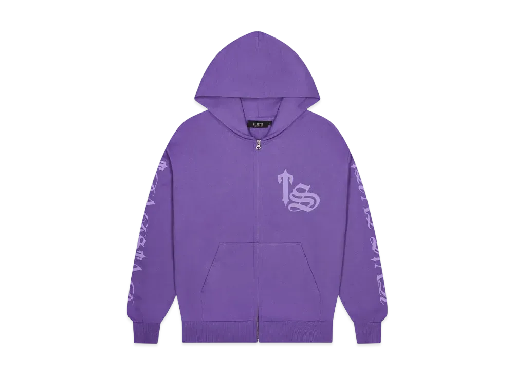 TRAPSTAR Script Hoodie "Purple"