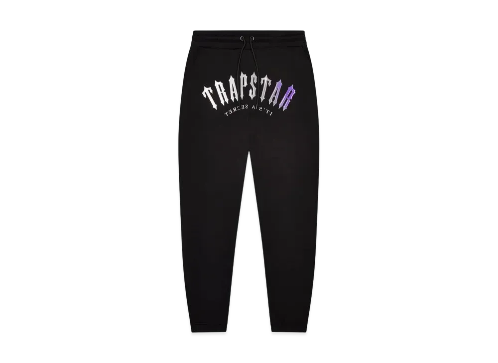 TRAPSTAR Decoded Hooded Gel Tracksuit "Black/Purple"