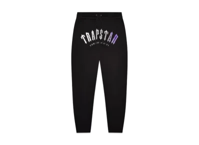 TRAPSTAR Decoded Hooded Gel Tracksuit "Black/Purple"
