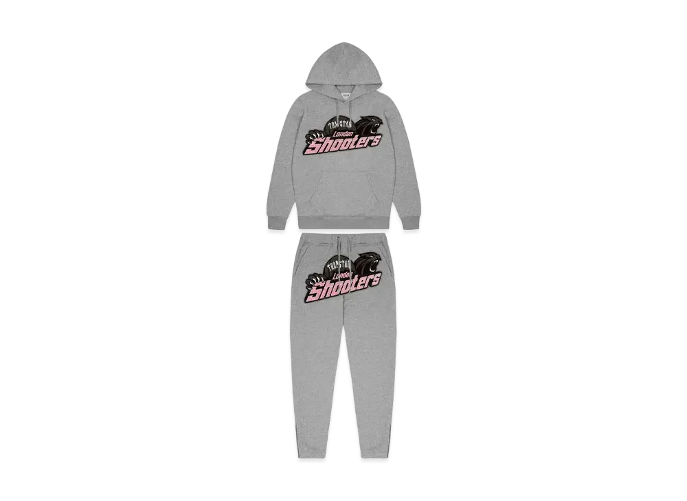 TRAPSTAR Shooters Tracksuit "Grey/Pink"