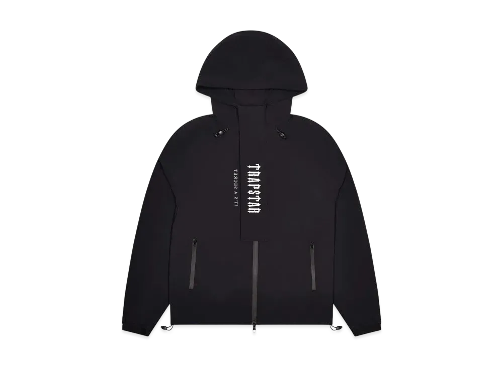 TRAPSTAR Decoded Tech Windbreaker "Black"