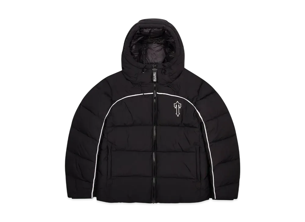 TRAPSTAR Pre Order Irongate Arch Pipping Puffer "Black/White"