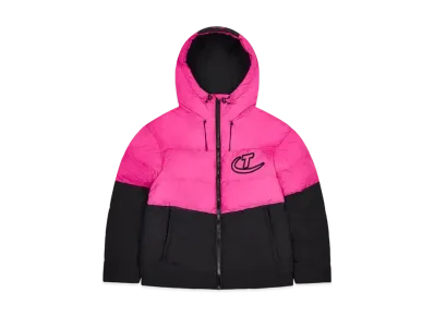 TRAPSTAR Hyperdrive Hooded Puffer "Black/Pink"