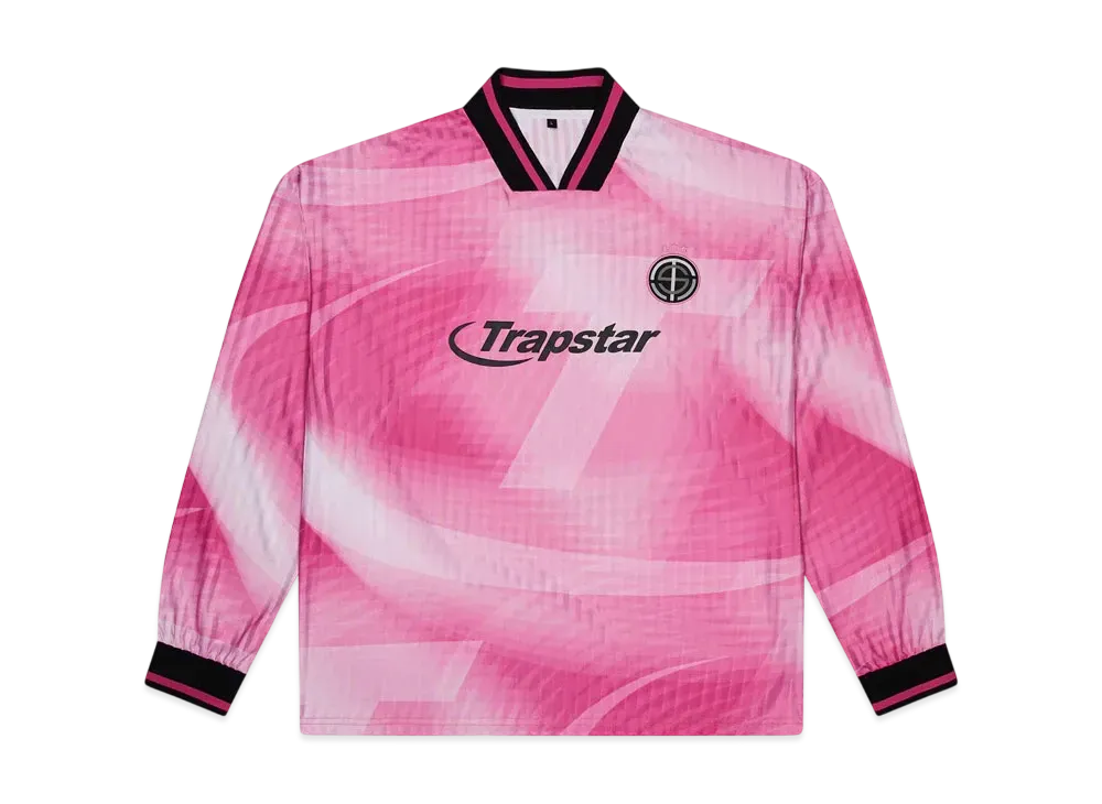 TRAPSTAR Pre Order Hyperdrive Football Jersey "Pink"