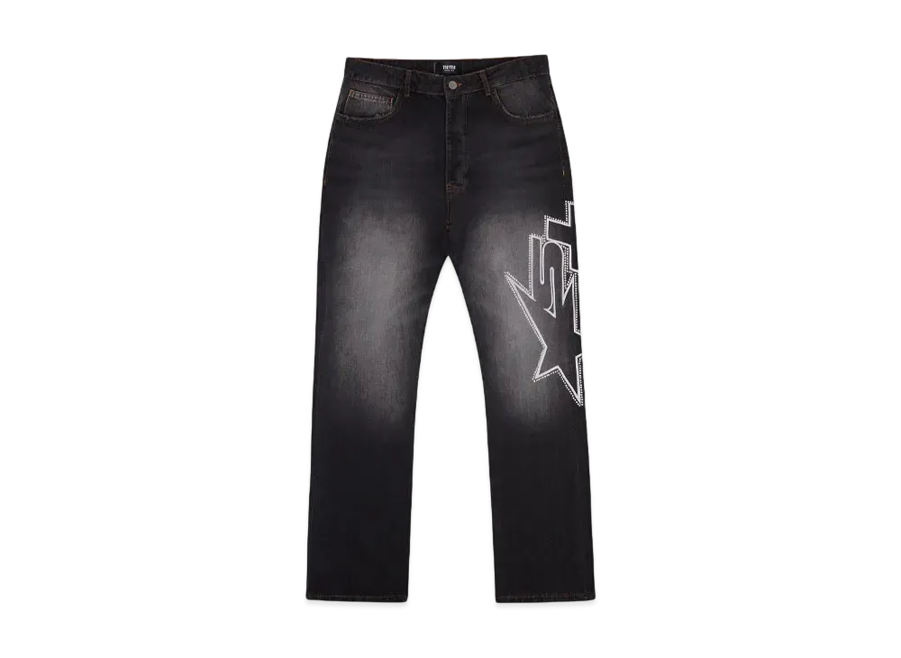 TRAPSTAR TS Star Diamante Jeans "Black"