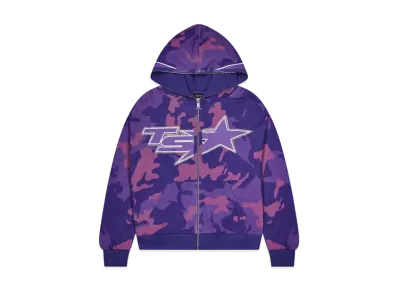 TRAPSTAR TS Star Camo Hoodie "Purple"