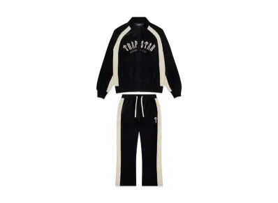 TRAPSTAR Irongate Arch Velour Tracksuit "Black"