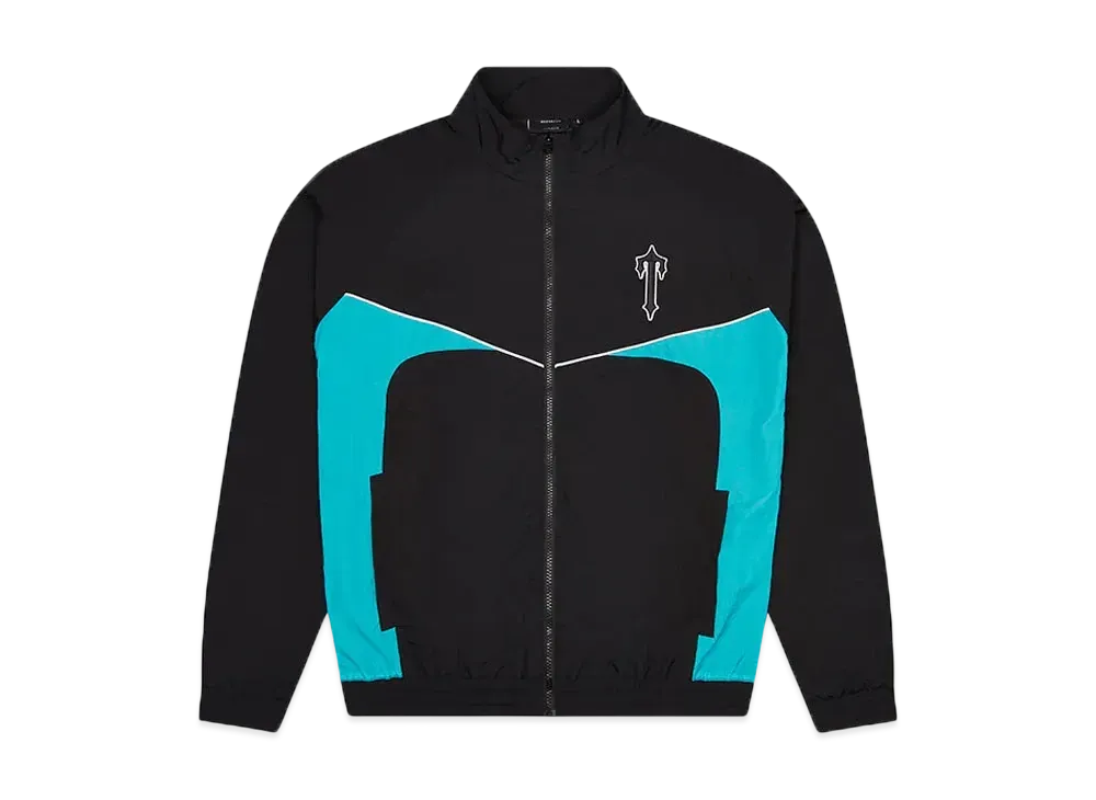 TRAPSTAR Irongate Shell Tracksuit "Black/Teal"