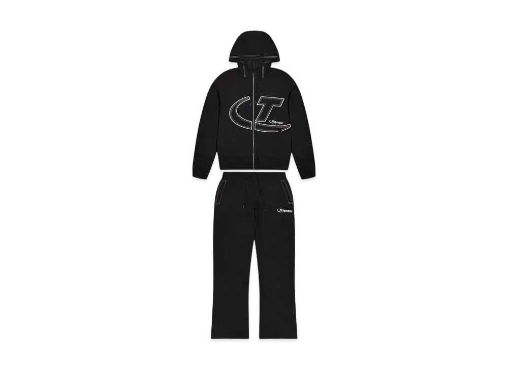 TRAPSTAR Hyperdrive Shell Tracksuit "Black"