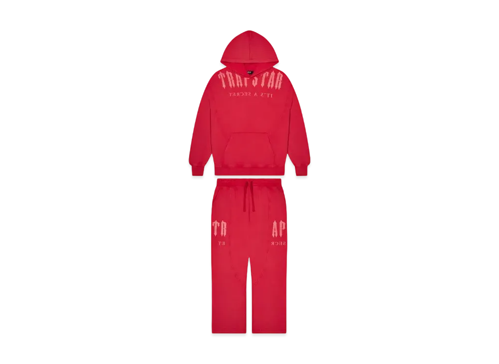 TRAPSTAR PRE ORDER Deconstructed Decoded Tracksuit "Red"