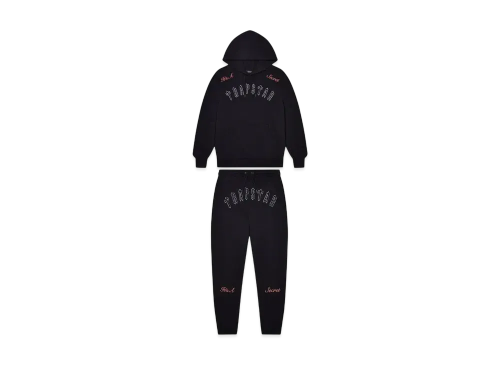 TRAPSTAR It's a Secret Tracksuit "Black/Pink"