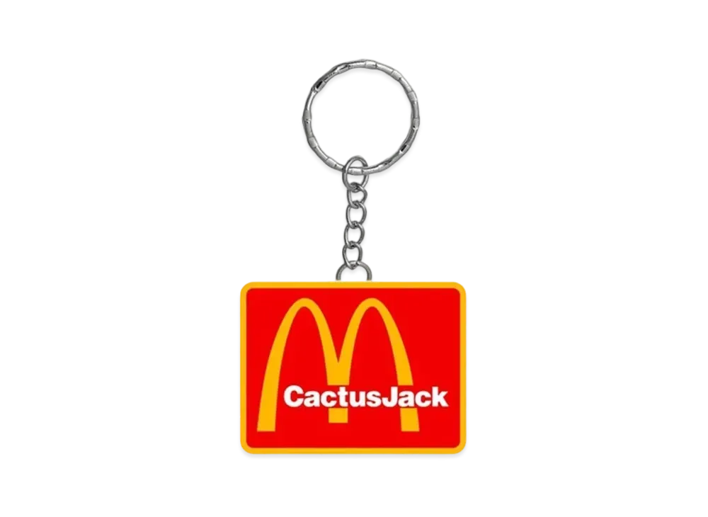 Travis Scott Cactus Jack x McDonald's Cj Arches Keychain "Red Yellow"