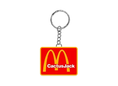Travis Scott Cactus Jack x McDonald's Cj Arches Keychain "Red Yellow"