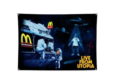 Travis Scott Cactus Jack x McDonald's Live From Utopia Flag "Multi"