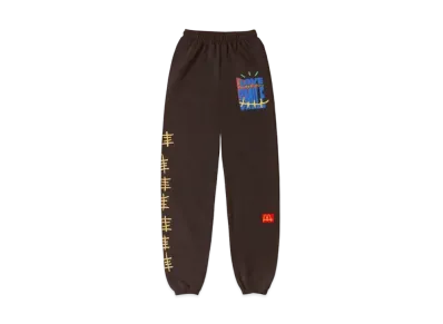 Travis Scott Cactus Jack x McDonald's Smile Sweatpants "Brown"