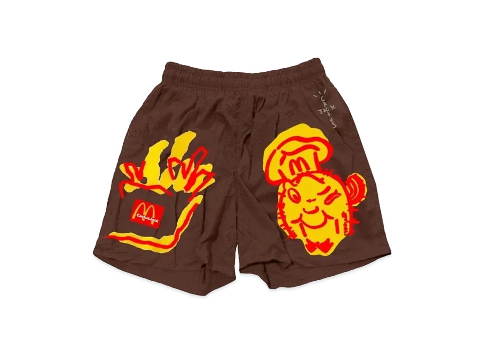 Travis Scott Cactus Jack x McDonald's Illustration II Shorts