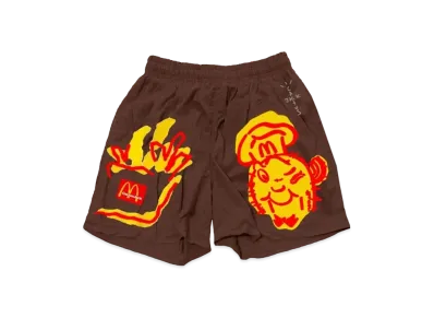 Travis Scott Cactus Jack x McDonald's Illustration II Shorts "Brown"