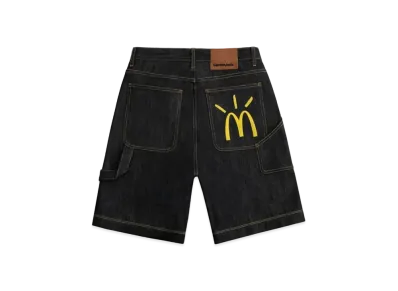 Travis Scott Cactus Jack x McDonald's Cactus Arches Denim Shorts "Indigo"