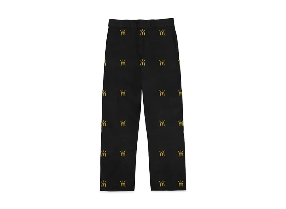 Travis Scott Cactus Jack x McDonald's Cactus Arches All-Over Work Pants "Black"