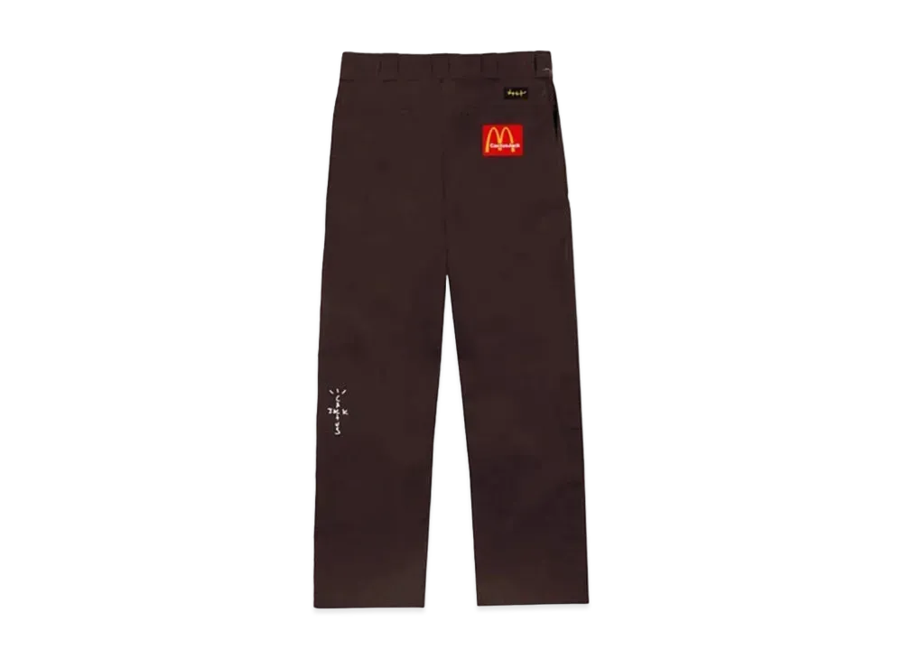 Travis Scott Cactus Jack x McDonald's Billions Served Work Pants "Brown"