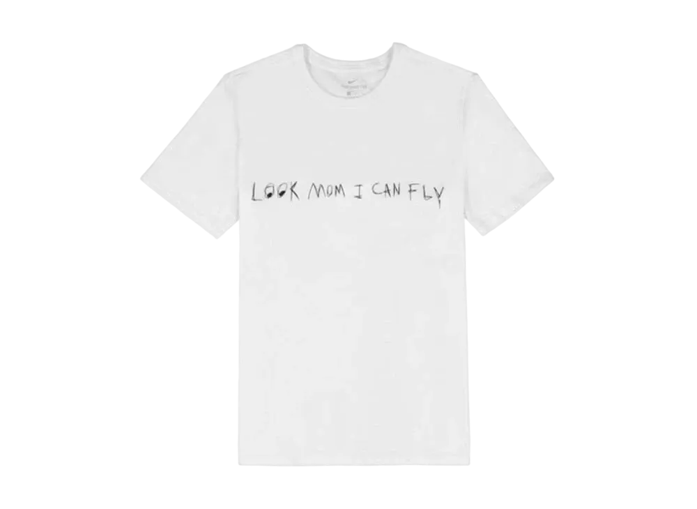 Travis Scott Cactus Jack x Nike Look Mom I Can Fly I Tee "White"