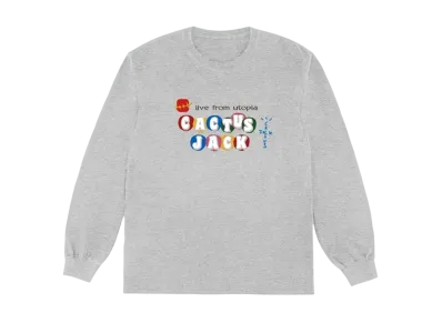 Travis Scott Cactus Jack x McDonald's Cj Live From Utopia L S T-Shirt "Grey"