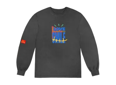 Travis Scott Cactus Jack x McDonald's Smile L S T-Shirt "Washed Black"