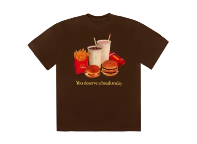 Travis Scott Cactus Jack x McDonald's Deserve A Break T-Shirt "Brown"