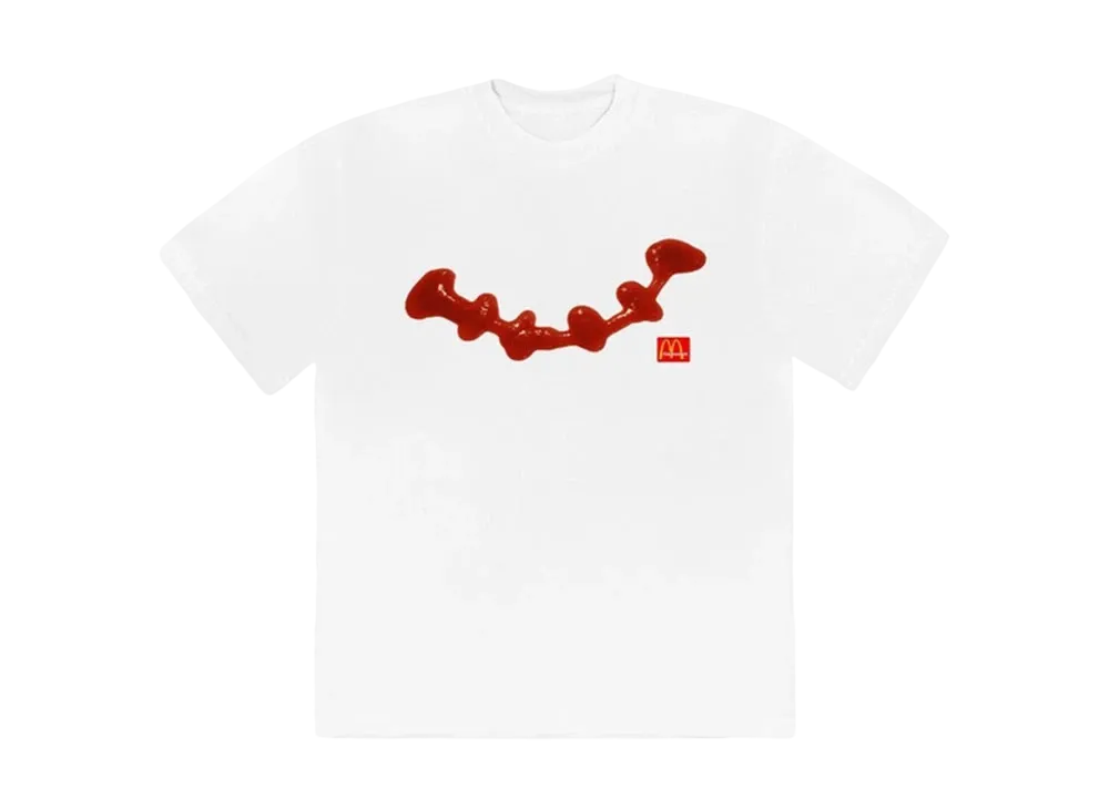 Travis Scott Cactus Jack x McDonald's Ketchup T-Shirt "White"