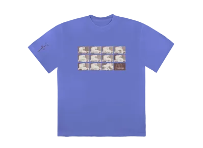 Travis Scott Cactus Jack x McDonald's Menu Mono Logo III T-Shirt "Washed Purple"