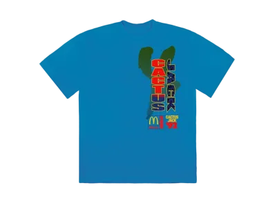 Travis Scott Cactus Jack x McDonald's All American '92 II T-Shirt "Blue"