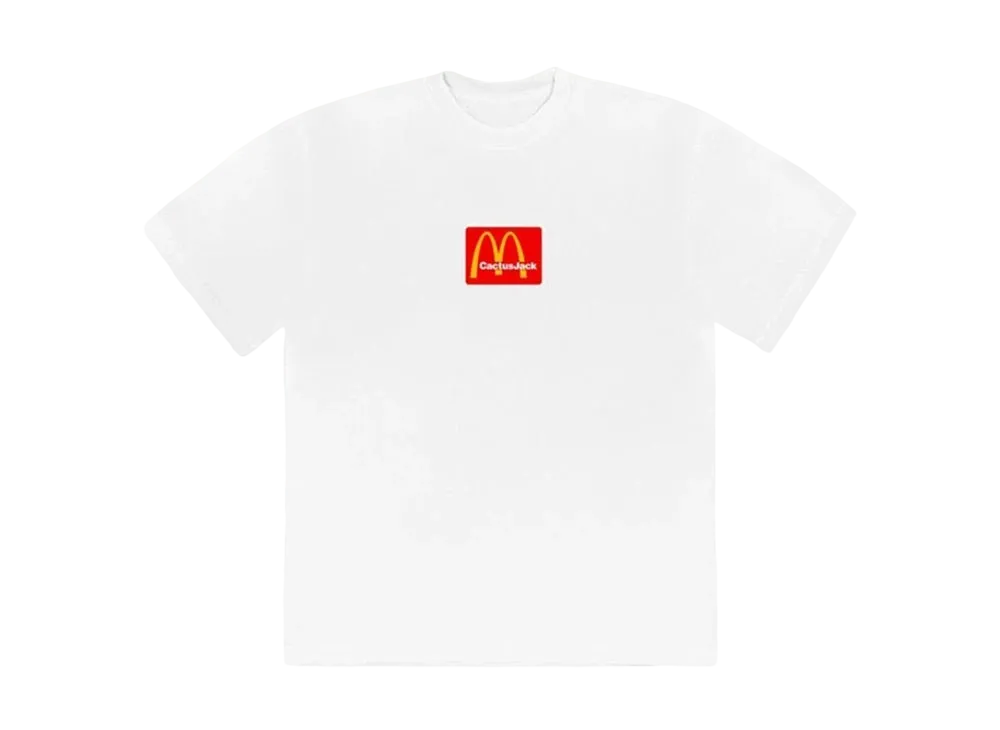 Travis Scott Cactus Jack x McDonald's Sesame T-Shirt "White"