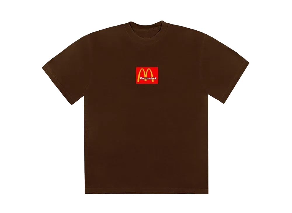 Travis Scott Cactus Jack x McDonald's Sesame III T-Shirt "Brown"